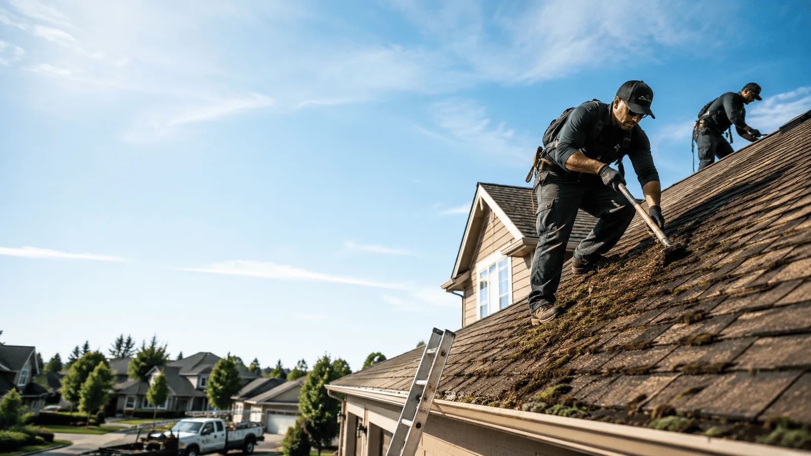 Roof Moss Removal in Brownell, KS near me